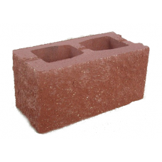 Блок стеновой рваный камень шоколадного цвета 40*20*20мм