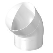 Колено круглое 12,5ККП 45град, (D=125mm) 12,5ККП 45град